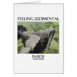 Feeling Sedimental Inside Limestone Geology Humour cards