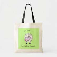 Feeling Sheepish Tote Bags