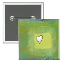 Feelings and thoughts fun modern art symbols pinback buttons
