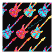 Feels Like Rock And Roll! - Party invitation