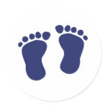 Feet - Baby stickers