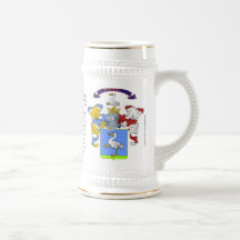 Feher, the Origin, Meaning and the Crest  Stein Coffee Mugs