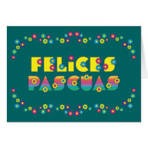 Felices Pascuas Greeting Cards