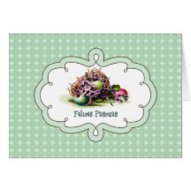 Felices Pascuas. Spanish Easter Greeting Card