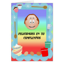 Felicidades en tu cumpleanos greeting cards