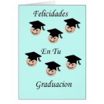 Felicidades en tu graduacion cards