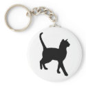 Feline elegance keychains