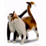 Feline Friends Holiday Ornament photo sculptures