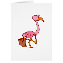 Felix Flamingo Greeting Cards