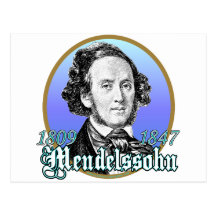 Felix Mendelssohn Post Cards