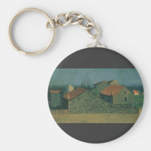 Felix Vallotton - Houses in Puteaux Keychains