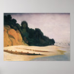 Felix Vallotton-Shore scene with tree silhouette Print