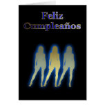 Feliz Cumpleaños Spanish Birthday sexy girls Card