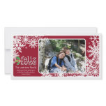 Feliz Navidad - 1 foto photo cards