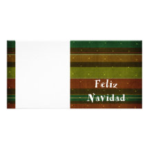 Feliz Navidad Personalized Photo Card