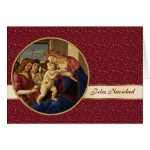 Feliz Navidad. Spanish Fine Art Christmas Card