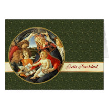 Feliz Navidad. Spanish Fine Art Christmas Card