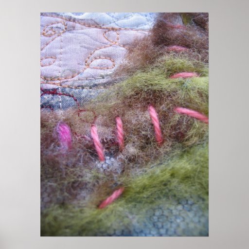 Felted Landscape Print