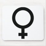 Femal - Woman - Women Sign mousepads