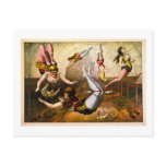 Female Acrobats 1890 Postcard