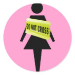 Female attitude funny image stickers