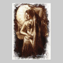 Female Belly Dancer with a Veil posters