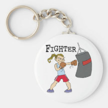 Female Boxer Key Chains