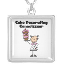 Female Cake Decorating Connoisseur Custom Jewelry