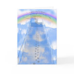 Female Cat Sympathy Card- Stairway to Heaven