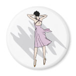 Female Dancer magnets