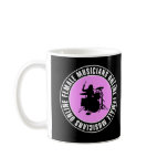 Female Drummer Black Coffee Mug