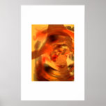 Female Form in Sunset Whirl posters