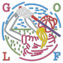 female golf player embroidery embroidered shirts