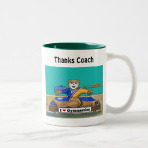 Female Gymnastics - Mug for Coach