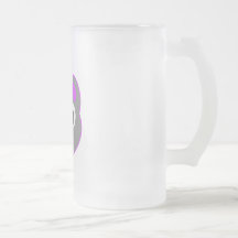 Female Kitty Purple - Grey Mugs