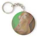 Female Nude In The Morning keychains