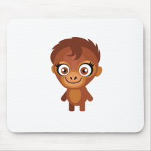 Female Orangutan - My Conservation Park Mouse Pads