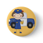 Female Police Officer Tshirts and Gifts buttons