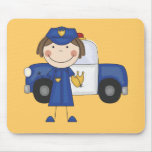 Female Police Officer Tshirts and Gifts mousepads