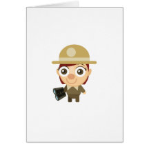 Female Ranger - My Conservation Park Greeting Card