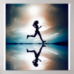Female runner posters