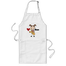 Female Saxophone Player Tshirts and Gifts Aprons