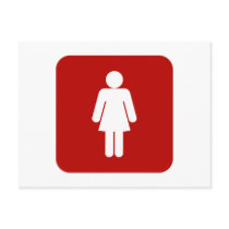 Female Sign Post Cards