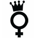 female sign with crown icon t-shirts