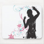 Female silhouette Mousepad