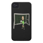 Female Soccer Goalie iPhone 4 Cases