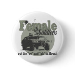 Female Soldiers buttons