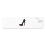 FEMALE SUPREMACY HEEL bumper stickers