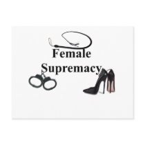 FEMALE SUPREMACY POST CARD