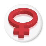 FEMALE SYMBOL MAGNETS
